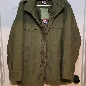 Propper Olive Green Field Jacket Parka | Insulated Military Style Coat | Men’s M